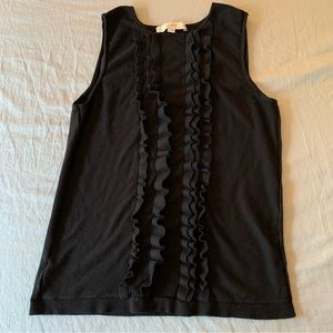 Loft Petites Ruffled Top Size MP